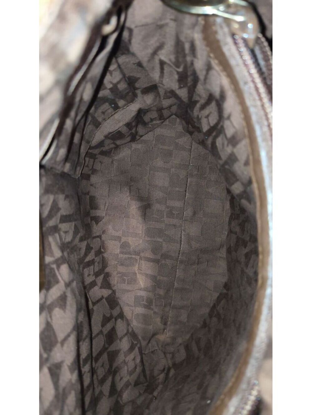 Furla Python Embossed Leather Hand Bag - Picture 6 of 8